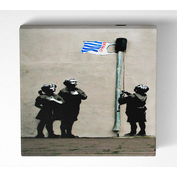 ClassicLiving Lablanc Homage To The Tesco Flag Wrapped Canvas Art